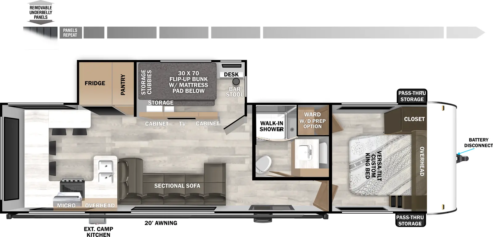 Wildwood 29VIEW Floorplan